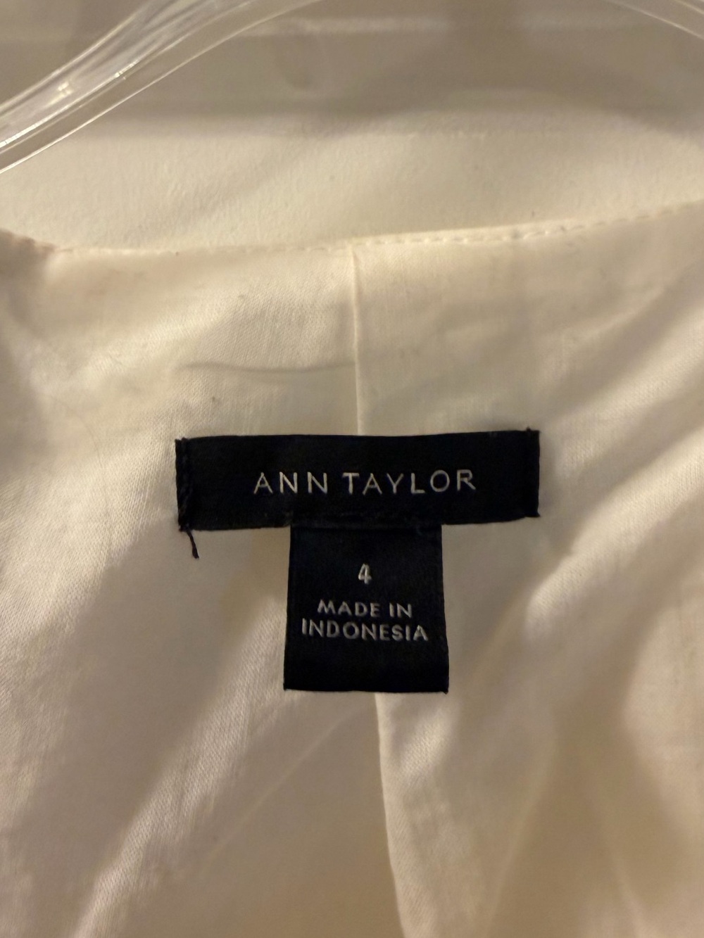 Ann Taylor White Linen Sleeveless Button-Front Midi Dress - Picture 5 of 6